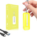 Personal Alarm for Women, Rechargeable with Safety Lights & Low Battery Notice, 130dB Siren with LED Flashlight Strobe Light for Emergency, Dual Light Sources Safety Keychain