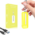 Personal Alarm for Women, Rechargeable with Safety Lights & Low Battery Notice, 130dB Siren with LED Flashlight Strobe Light for Emergency, Dual Light Sources Safety Keychain