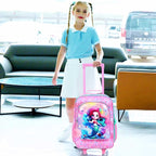 WZLVO Kids Luggage for Boys and Girls, Cute Dinosaur Unicorn Rolling Wheels Suitcase for Toddler Children