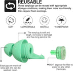 LYSIAN High Fidelity Concert Ear Plugs, 23dB Noise Reduction Musician Earplugs for Concerts, Festivals & Raves, Reusable Soft Earplugs with Aluminum Case, 2 Pairs Aqua