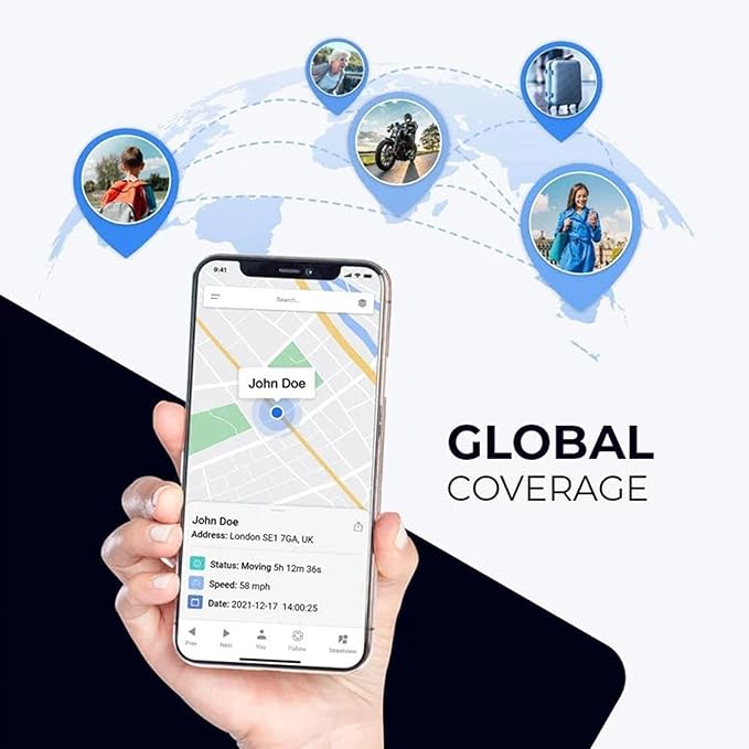 Mini Magnetic GPS Tracker,Easyfind Mini Magnetic GPS Tracker,Strong Car Vehicle Tracking Anti-Lost Car Hidden, GPS Tracking Device(5PCS)