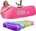 WEKAPO Inflatable Couch Air Lounger Chair - Camping & Beach Accessories, Portable Blow up Sofa for Hiking, Lawn, Indoor/Outdoor Movies & Music Festivals. Lightweight and Easy to Set Up Air Hammock