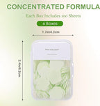 600PCS Portable Mini Soap Sheets – Scented Disposable Hand Washing Paper, Travel-Friendly & Water-Soluble Soap for Camping, Hiking & Outdoor Use