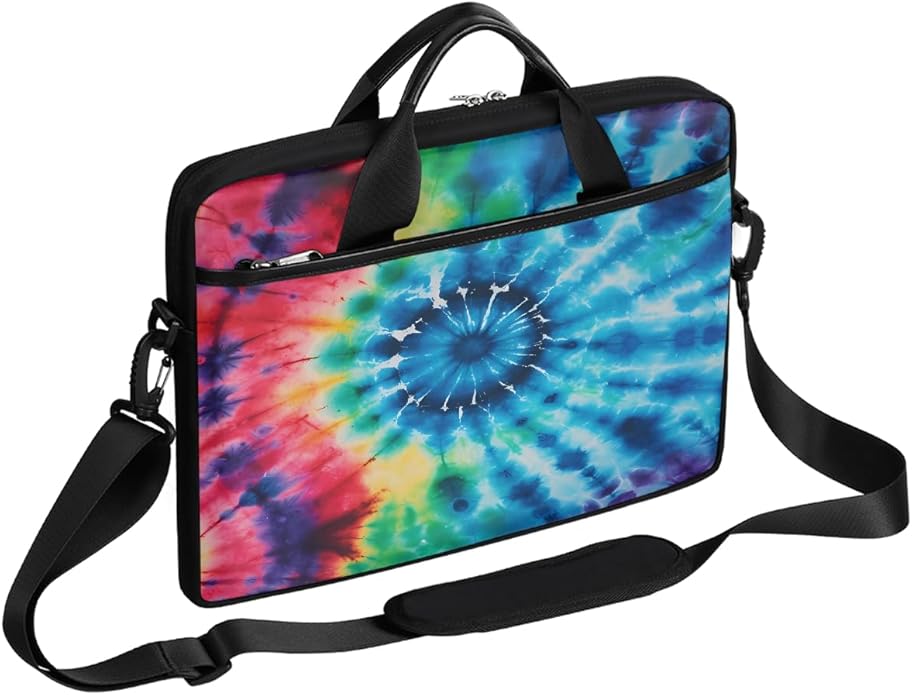 Laptop Shoulder Bag for Women Men, Waterproof Computer Case Messenger Bag Briefcase for Business Office Travel
