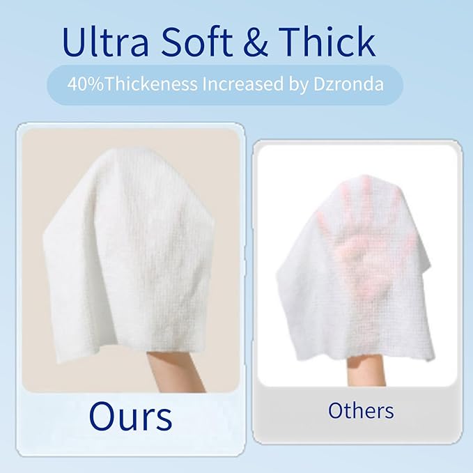 Disposable Compressed Towels, Portable Compressed Towel Tablets, 56Pcs Travel Wash Cloth, Thicker Super Absorbent Wash Cloths for Travel, Face Towel Ideal for Outdoor Camping Hiking (56Pcs)