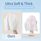 Disposable Compressed Towels, Portable Compressed Towel Tablets, 56Pcs Travel Wash Cloth, Thicker Super Absorbent Wash Cloths for Travel, Face Towel Ideal for Outdoor Camping Hiking (56Pcs)