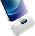Small Portable Charger for iPhone 5000mAh, PD Fast Charging Power Bank,Mini Battery Pack Portable Phone Charger Travel Essentials for iPhone 14/14 Pro Max/13/13 Pro/12 Pro/11/XS/XR/X/8/7/6/SE Series