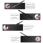 Nail Clipper & Grooming Set,10-Piece Manicure Set, Nail Care Kit with Travel Case, Ideal Christmas Gift or Stocking Filler Stuffers for Men & Women