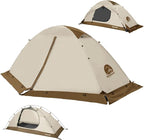 1/2 Person Backpacking Tent for 4-Season - Winter Waterproof Tent for One Person, Lightweight Camping Gear for Backpacking, Easy Set Up Cold Weather Essentials by Underwood Aggregator