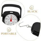 Mechanical Luggage Scale 20kg Handheld Spring Mini Travel Suitcase Scale with Measuring Tape for Fishing and Parcel Weighing