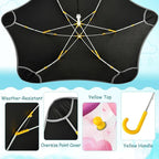 ALAZA Kids Umbrella Stick Umbrellas Cute Umbrella for Boys Girls Toddler UV/Sun Rain Windproof