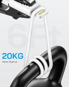i Phone Lightning Charger，[MFi Certified] Phone Charger USB with Charging Cord 6 ft i Phone Charger Cable for i Phone 14 13 12 11 Pro/Pro Max/SE 2022/8/7/XS/XR/X/i Pad (4- Pack)