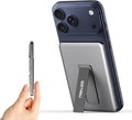SIXTHGU Magnetic Slim Portable Charger with Stand, 5000mAh Wireless Power Bank[Alloy-Made], PD 20W Fast Charging Compatible with iPhone 16/15/15 Pro/15 Pro Max,for iPhone 14/13/12 Series