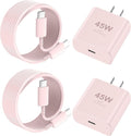 Phone 17 16 Pro Max Charger Fast Charging, 45W USB C Phone 17 16 Super Fast Charger Block with 10ft Long Type C Charging Cable Cord for i.Phone 17 Pro Max/17 Pro/17 Air/17/16/16Pro/16 ProMax /15/S25