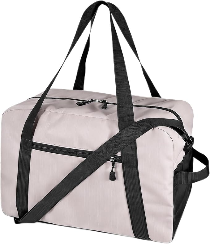 14 inch Small Gym Bag for Women & Men- Mini Duffel Bag Lightweight Carry On Bag Sports Bag for Travel,Sport,Workout-Light Pink