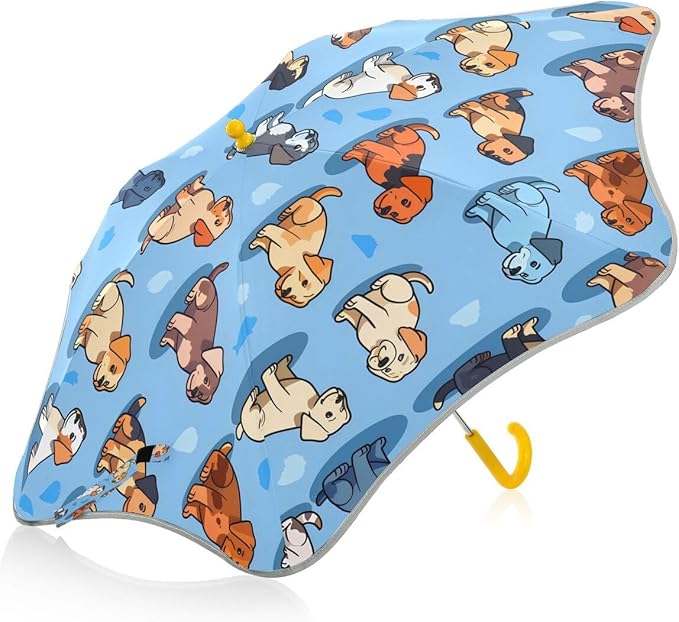 ALAZA Kids Umbrella Stick Umbrellas Cute Umbrella for Boys Girls Toddler UV/Sun Rain Windproof