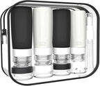 vodvob TSA Approved Travel Bottles Set, 16 Pack Leak Proof Silicone Refillable Containers for Toiletries, Perfect for Shampoo, Conditioner, Lotion & Travel Essentials (tz-4)