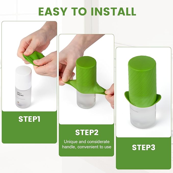 Mrsdry Bottle Covers for Travel, Leak Proofing, Travel Size Container Silicone toiletry sleeves, Leak Locks Travel Accessories for Shampoo Wash Body Bottles and other beauty and personal care(8pcs)