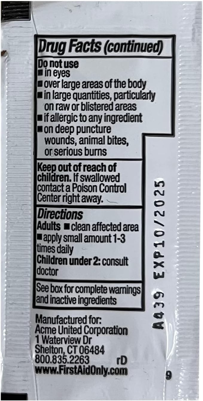 First Aid Only 9302-25M 25-Person Contractor's First Aid Kit for Home Renovation, Job Sites, and Construction Vehicles, 178 Pieces, Pack of 12