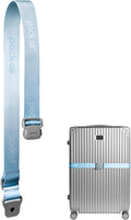 pack all Magnetic Quick-Release Luggage Strap for Travel, Adjustable Suitcase Belt with Anti-Burst Magnetic Buckle, Heavy-Duty Travel Accessories for 18-32 Inch Suitcases (Blue)