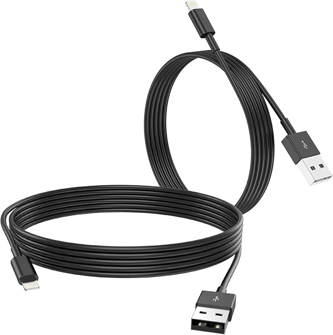 Uzento for iPhone Charger Cord,2 Pack Original USB to Lightning Cable Apple MFI Certified 6 Ft, Fast iPhone Charging Cord for iPhone 11/11Pro/11Max/ X/XS/XR/XS Max/8/7/6/5S/SE-Black