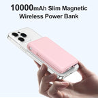 for Magsafe Power Bank, 10000mAh Magnetic Power Bank with USB-C Cable and PD 20W USB C Fast Charging LED Display, Wireless Portable Charger for iPhone 17/16/15/14/13/12/Pro/Pro Max