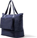 Baggallini Carryall Expandable Lightweight Travel Tote 22" Packable Folding Compact Nylon Washable Weekender w/Luggage Sleeve