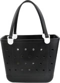 Lightweight Extra large Rubber Beach Bag Small mini Tote Bag for Gym Waterproof medium Open Handbag for Pool Sports