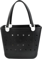 Lightweight Extra large Rubber Beach Bag Small mini Tote Bag for Gym Waterproof medium Open Handbag for Pool Sports