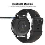 Smart Watch Charger for Letsfit Willful YAMAY VeryFitPro, [ 3-Pack 3.3-Feet ] Replacement Magnetic Watch USB Charging Cable Cord for SW021 SW023 Letsfit ID205L ID205U ID205S SW025 Uwatch 3S 3 2 2S