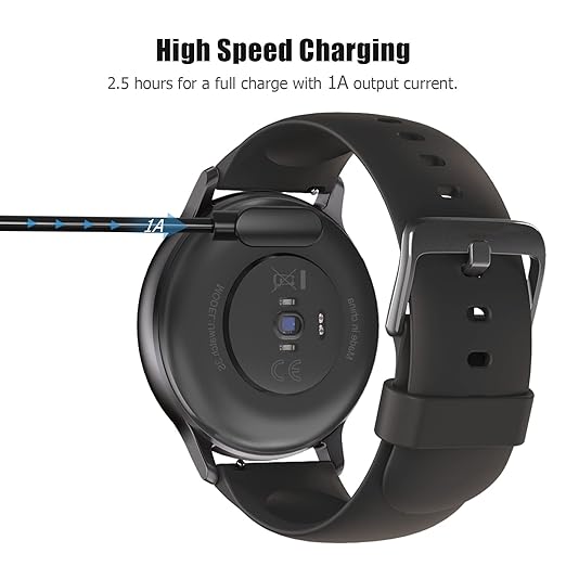 Smart Watch Charger for Letsfit Willful YAMAY VeryFitPro, [ 3-Pack 3.3-Feet ] Replacement Magnetic Watch USB Charging Cable Cord for SW021 SW023 Letsfit ID205L ID205U ID205S SW025 Uwatch 3S 3 2 2S