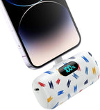 Mini Portable Charger for iPhone,5000mAh PD Fast Charging Battery Pack,LCD Display Cute Power Bank Portable Phone Charger for iPhone 14/14 Pro Max/13/13 Pro/12 Pro/11/XS/XR/X/8/7/6