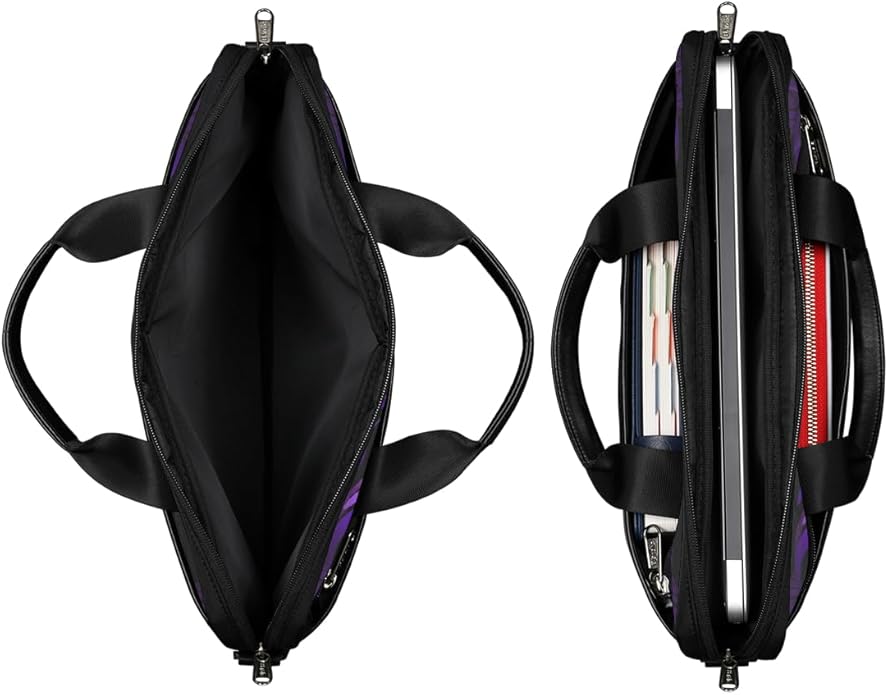 Laptop Shoulder Bag for Women Men, Waterproof Computer Case Messenger Bag Briefcase for Business Office Travel