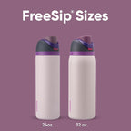Owala FreeSip Insulated Stainless Steel Water Bottle with Straw for Sports, Travel, and School BPA-Free Sports Water Bottle, 32 oz, Dreamy Field