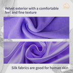 Sleep Mask Bluetooth 5.4 Headphones Soft Wireless Headband Eye Mask Blackout with Microphone (Lilac)