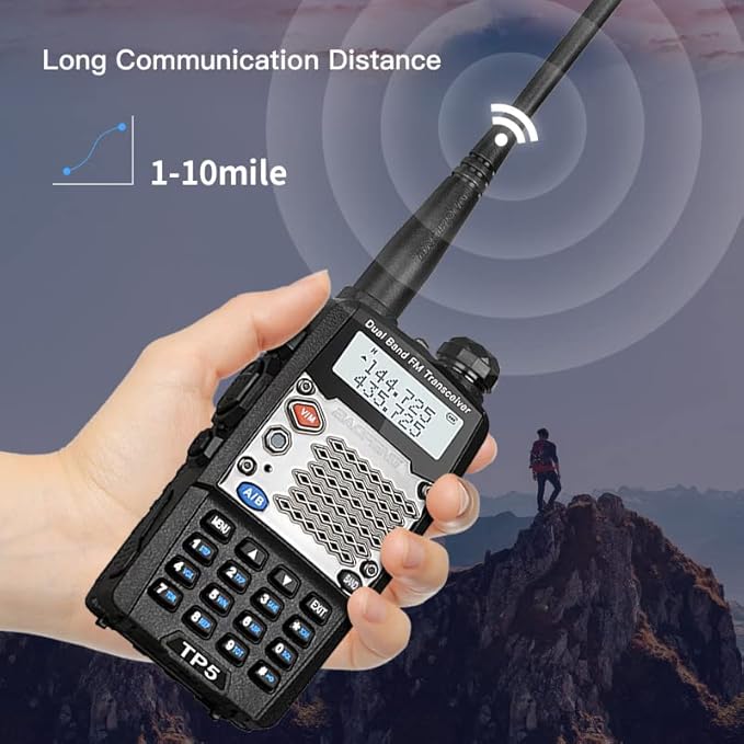 BAOFENG UV-5R Upgraded Version 8W ham Radio, 2rd gen UV5R (UV5R Upgrade Version) 1 Pack