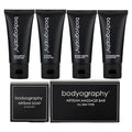 World Amenities - Bodyography Toiletry Kit - 6 Piece Set Shampoo, Conditioner, Body Wash, Lotion, Hand Soap, Massage Bar, Clear Travel Bag