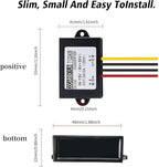 DC 12v Step up to 24v Converter Regulator 5A 120W Power Supply Adapter for Motor Car Truck Vehicle Boat Solar System etc.(Accept DC9-20V Inputs)