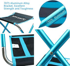 Ultralight Portable Folding Camping Stool for Outdoor Fishing Hiking Backpacking Travelling(XL:13"x14"x15";Large:11.8"x11"x11.4"; Medium:8.3"x9.5"x 11")