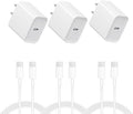 iPhone 17 16 15 Charger: Fast Charging - USB C Charger - i Phone 17 16 Charging with 3 Pack Cable for iPhone 17/17 Pro Max 16/16 Plus/16 Pro/16 Pro Max