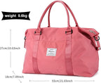 HYC00 Travel Duffel Bag,Carry-on Overnight Weekender Bags for Women,Sports Tote Gym Bag with Wet Pocket