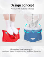 Fizzest Travel Foot Rest for Airplane Long Flights，Plane Footrest Hammock，Feet Leg Rest for Air Travel，Airplane Foot Hammock for Adults，Two Pieces