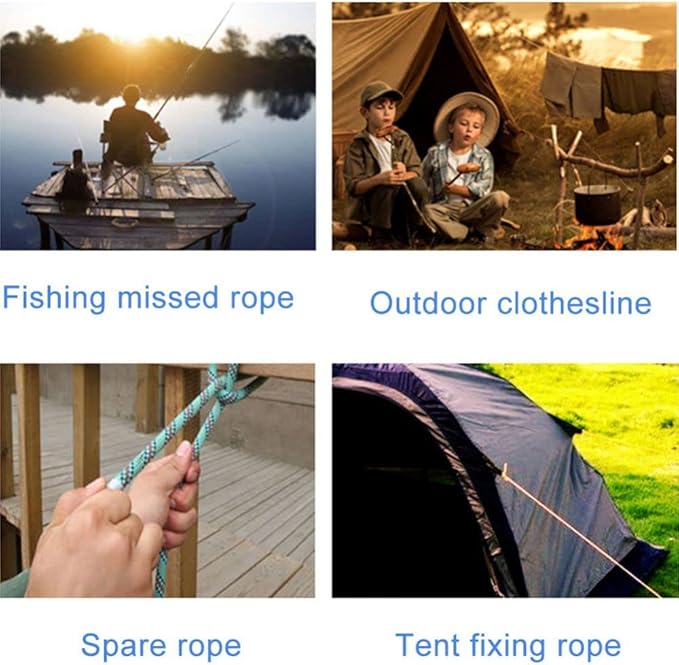 26ft Retractable Clothesline Portable Camping Travel Clothes Line Elastic Adjustable Clothesline for Outdoor/Indoor, Camping, Backyard, Hotel