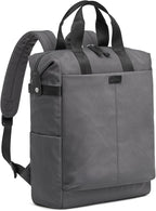 G4Free Protective 16" Laptop Backpack, Large Work Bag for Men Women, Slim Casual Backpacks for Travel, College, Business, Dark Gray