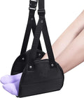 Portable Foot Hammock with Memory Foam, Enhanced Support for Relaxed Feet, Perfect for Long Flights and Desk Use, Comfortable Footrest Sling for Travel and Work