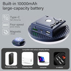 Camping Lights Tent Light 4500 Lumens 45W Rechargeable LED Lantern Magnetic Hanging, Portable USB Outdoor Canopy, Emergency Lights for Home, Lanterns for Power Outages, Ice Shanty Lights-10000mAh