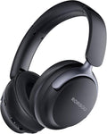 B8 Bluetooth Headphones Over Ear, 6 EQ Music Modes and 50H Playtime Deep Bass Wireless Headphones with Mic, Lightweight Folding HiFi Stereo Headset for iPad/Travel/Tablet/PC/Home Space Black