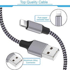 6FT Long iPhone Charger, [2Pack] Dual Port iphone Wall Charger Block Adapter with 6 Foot USB A to Lightning Fast Charging Cable Cord for iPhone 14/13/12/11/Pro Max/Pro/Plus,8 plus/7/6/XS/XR/X/SE, iPad