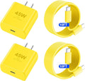 Phone 17 16 Pro Max Charger Fast Charging, 45W USB C Phone 17 16 Super Fast Charger Block with 10ft Long Type C Charging Cable Cord for i.Phone 17 Pro Max/17 Pro/17 Air/17/16/16Pro/16 ProMax-Yellow