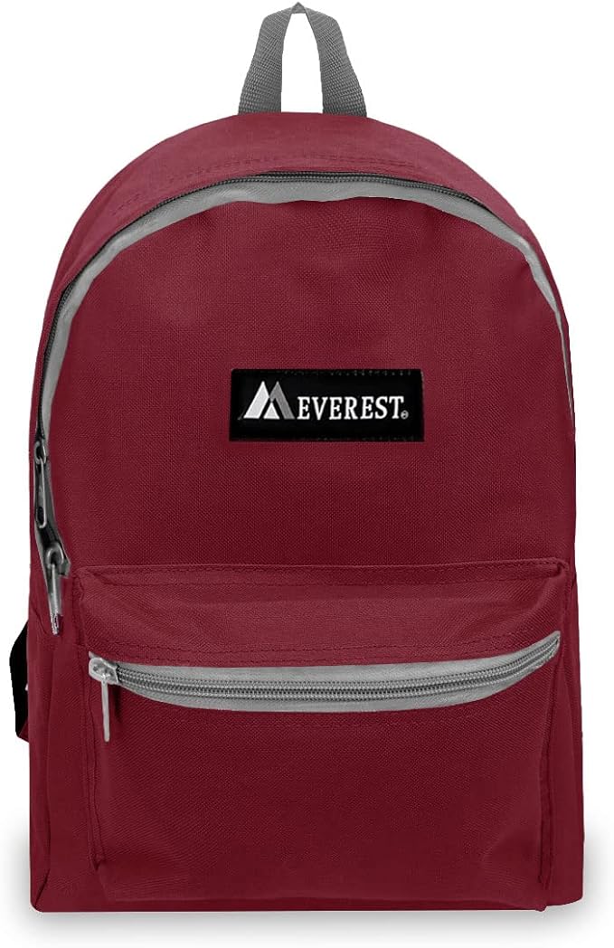 Everest 1045K Basic Backpack, 15", Burgundy